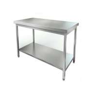 Стол разделочный 700х700 без борта, полка нержавеющая сталь