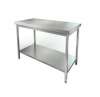 Стол разделочный 700х700 без борта, полка нержавеющая сталь