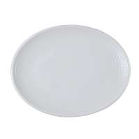 Блюдо овальное 250х190мм Белый Пьюре Дот Bonna /1/12/756/