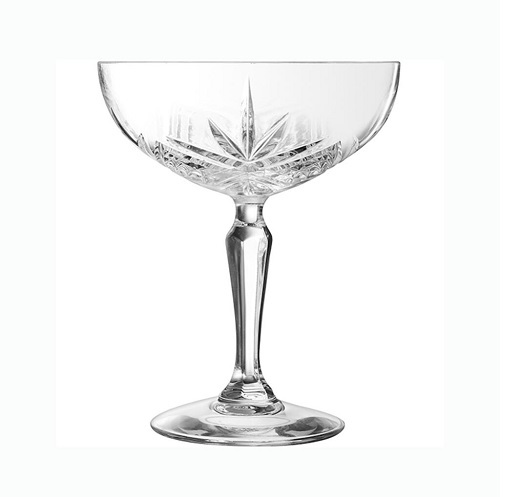 Бокал для шампанского блюдце 250мл d110мм h140мм Бродвей /6/12/324/