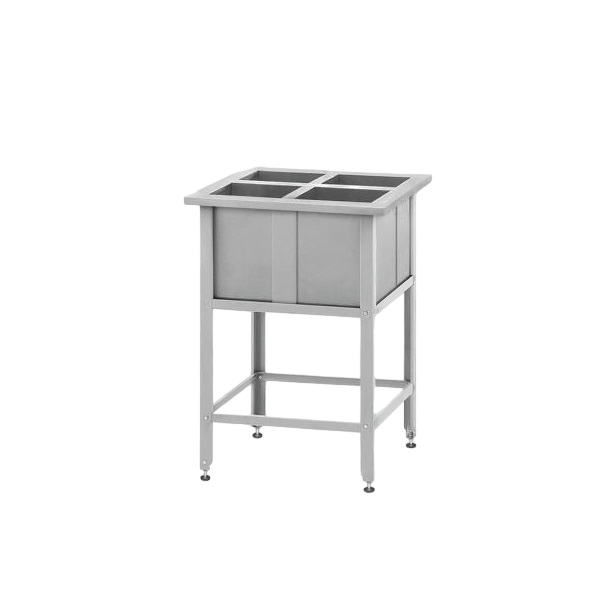 Ванна для мойки яиц 530х530х860мм "Norma Zn"