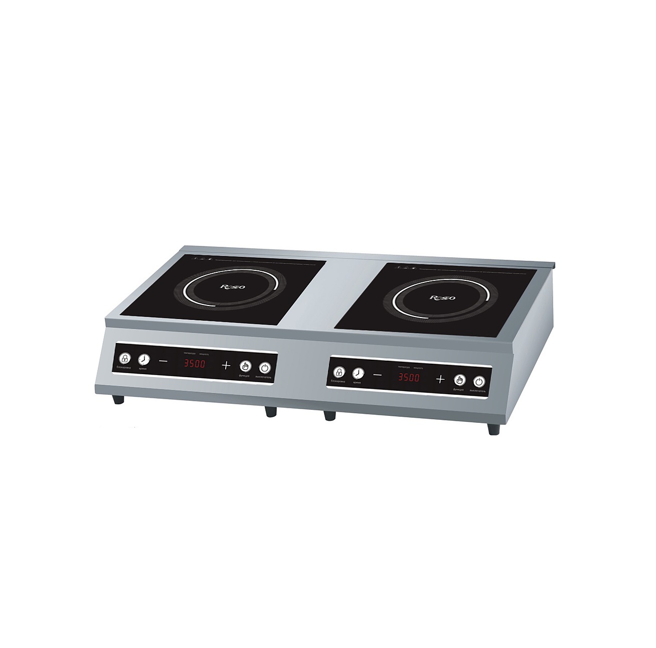 Плита индукционная 2-конфорочная 7кВт Rosso C7005-S