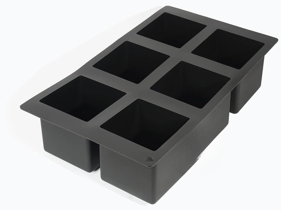 Форма силиконовая Квадраты (6шт. 70х70мм) 290х175мм