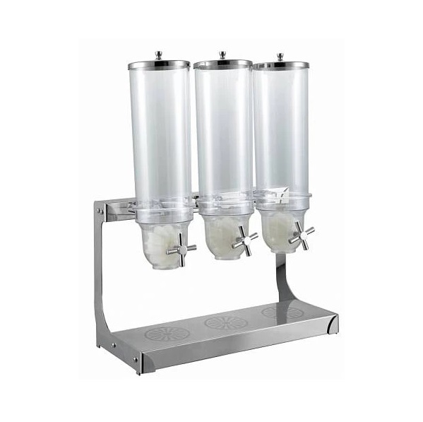 Диспенсер для сыпучих продуктов 3,5л 3 емкости HKN-GPD351