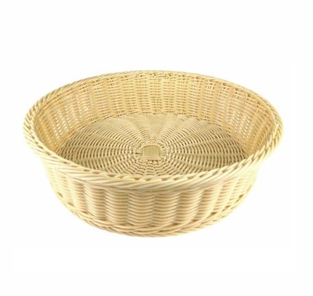 Корзина плетеная для хлеба круглая d350мм h100мм