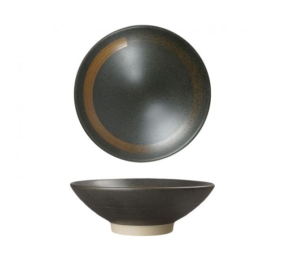 Блюдо 1300мл d240 h80 "Дарк Паназия" P.L. фарфор