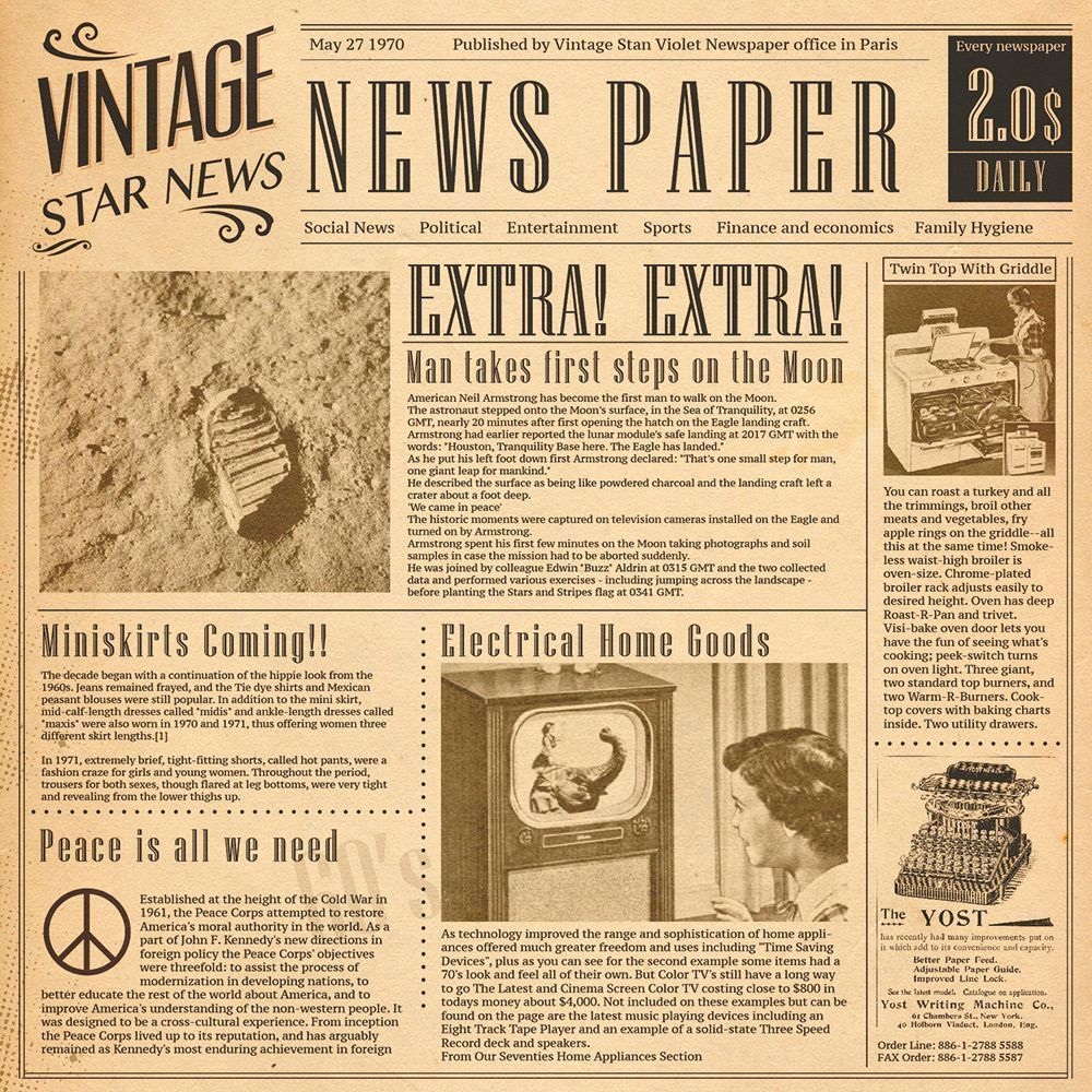 Бумага для подачи "Vintage" 300x300мм  коричневая 100шт/уп