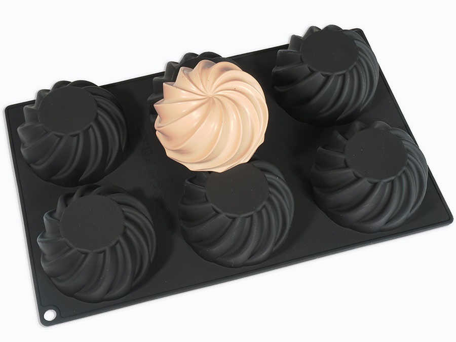 Форма силиконовая Зефир (6шт. 70х35мм) 285х178х35мм