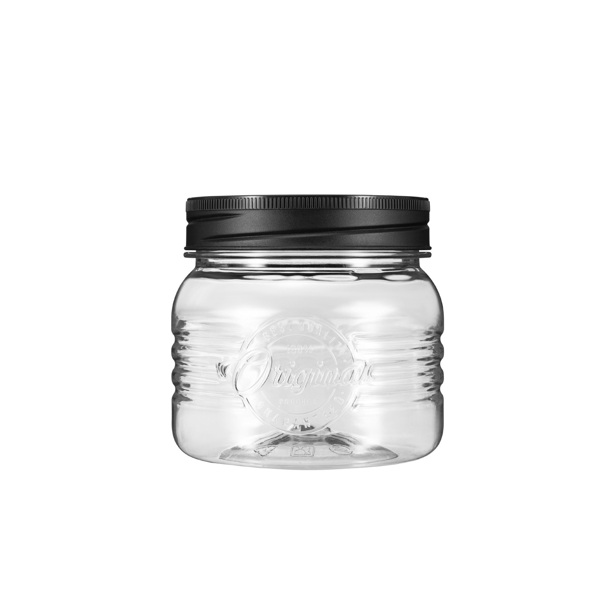 Банка с крышкой "Ориджинал" 600мл, полипропилен