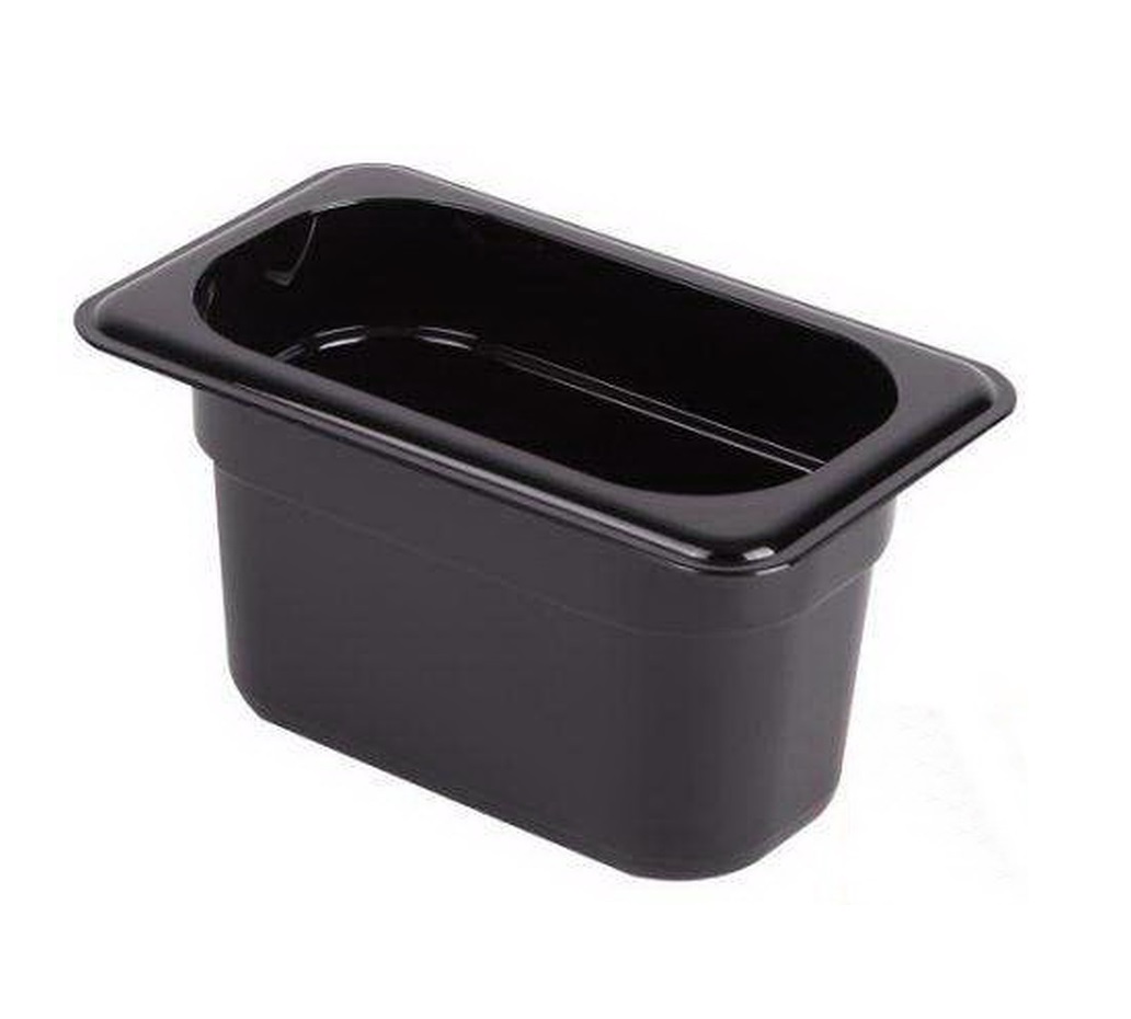 Гастроемкость 1/9 полипропилен черная 108х176мм h100