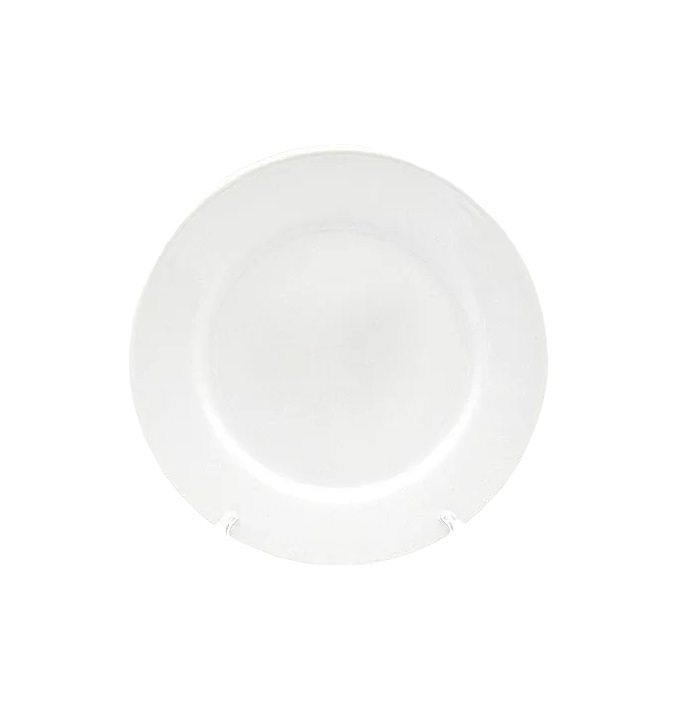 Тарелка мелкая d185мм Белье Сирвана фарфор