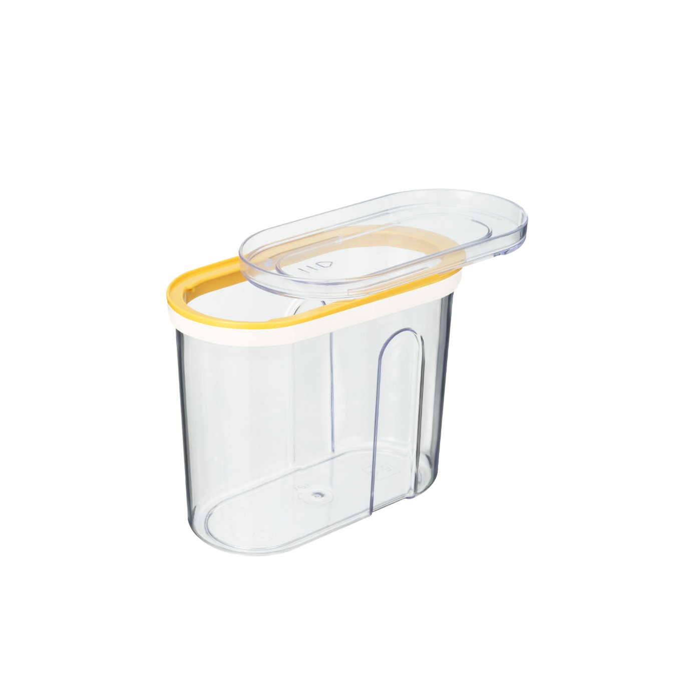 Емкость для сыпучих продуктов с крышкой-слайдером 1л