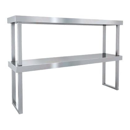 Полка н/ж сталь настольная двойная Hicold НПСТ2-13,9/4