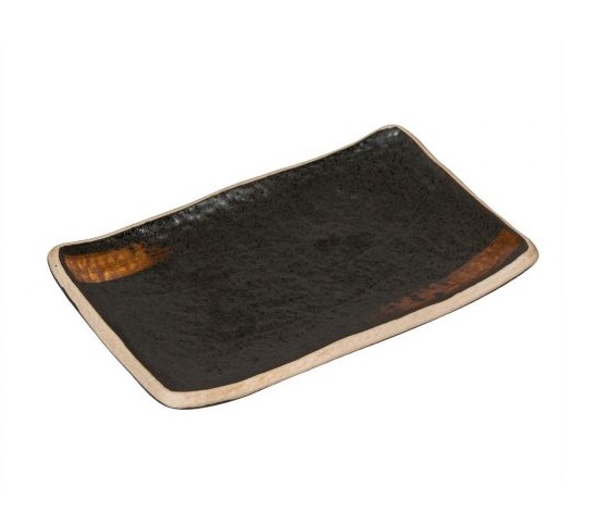 Блюдо 235х147мм "Дарк Паназия" P.L. фарфор