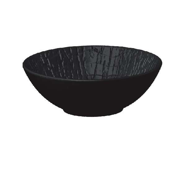 Блюдо для салата 500мл d148мм h55мм Black Raw Wood P.L.