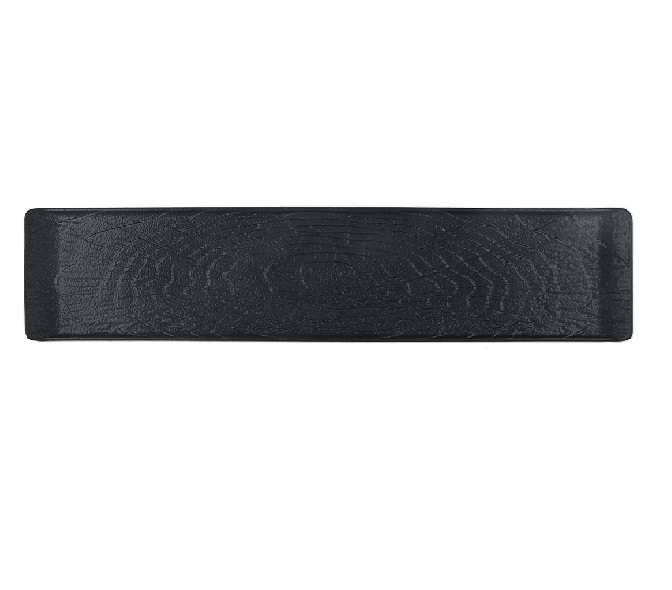Блюдо прямоугольное 470x100мм Black Raw Wood P.L.
