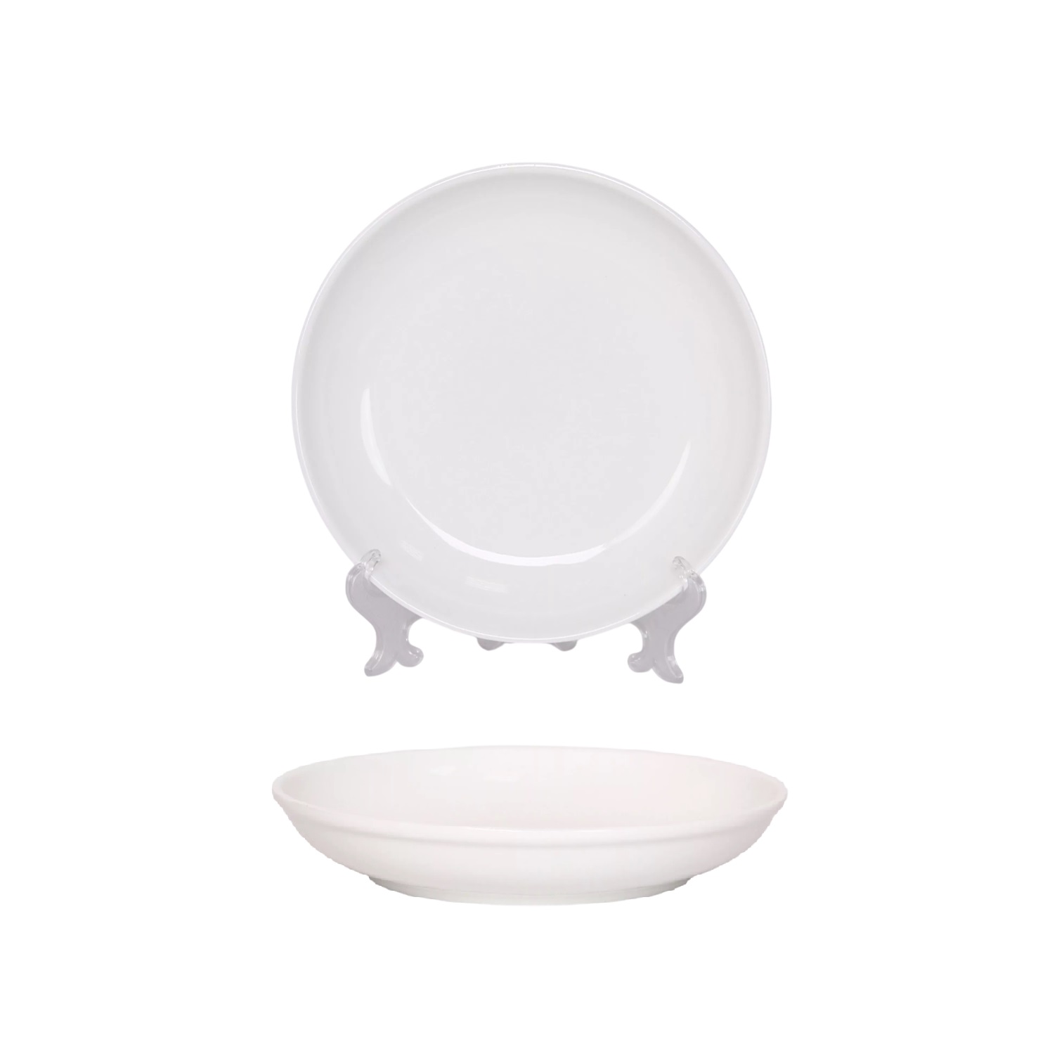 Тарелка глубокая d180мм 350мл высокий борт Соната фарфор