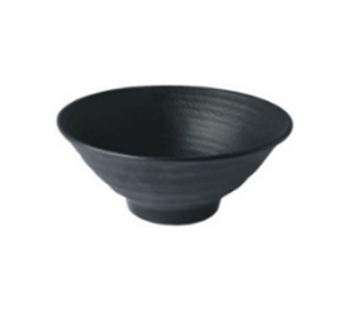 Миска для лапши/супа 600мл меламин черный P.L.