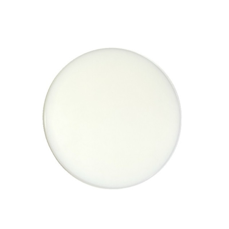 Колода для рубки мяса D445 mm H 50 mm белая полипропилен