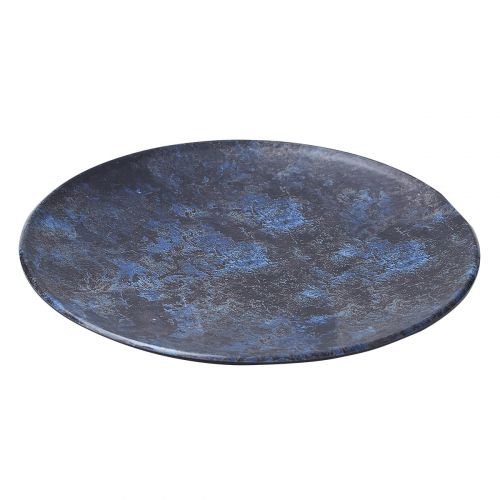 Блюдо меламиновое d270 h30мм "Blue mine"