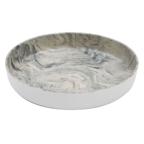 Блюдо меламиновое d204мм h43 "Streamer Grey"