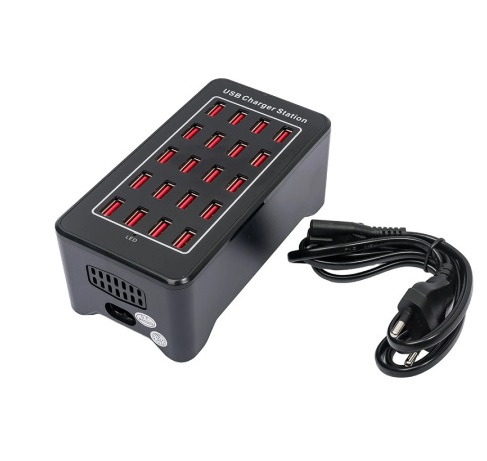 Зарядная станция для ламп на 20 USB-портов (5V-2.4A)