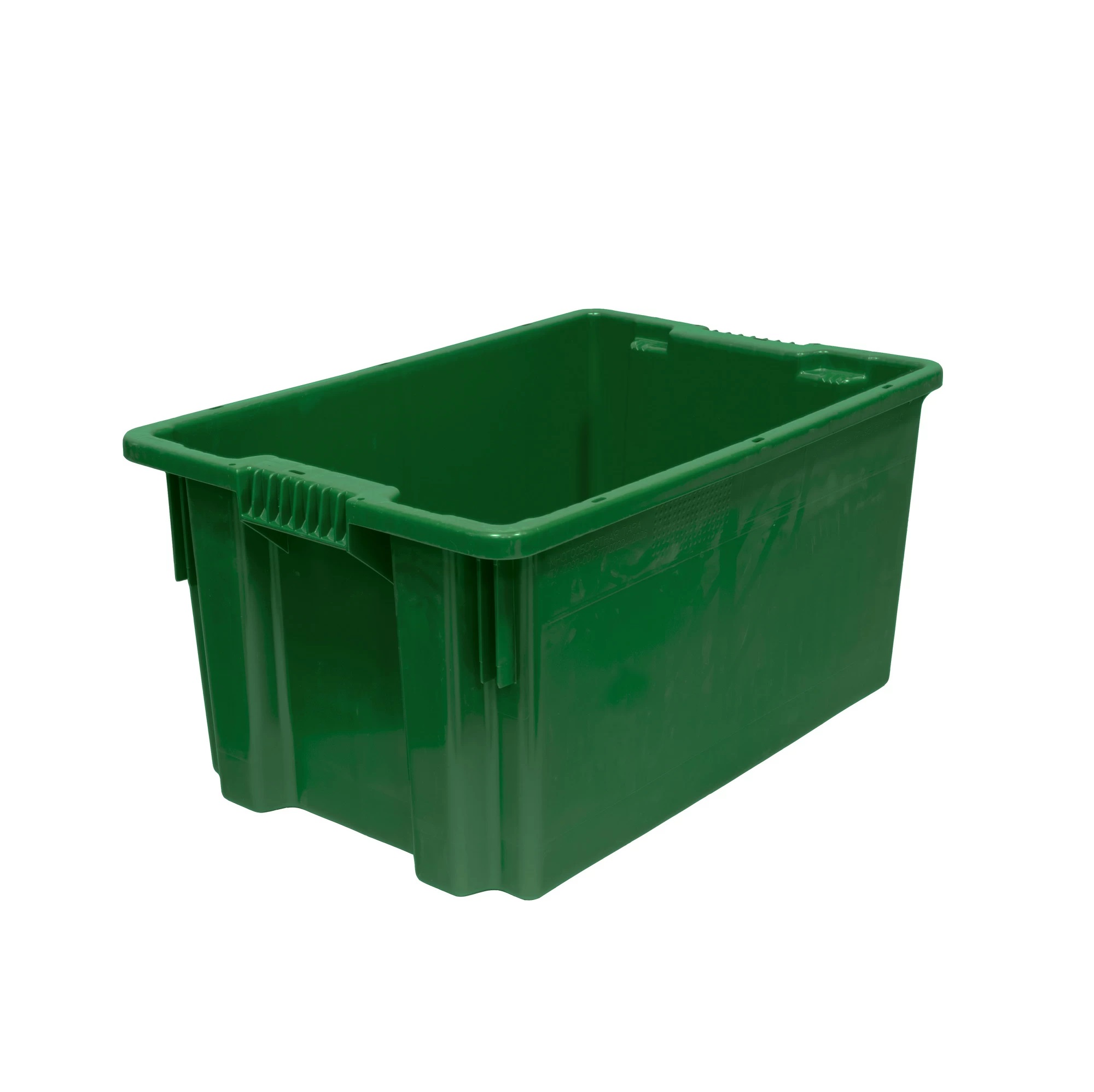 Ящик универсальный 600x400x300мм, зеленый, сплошной