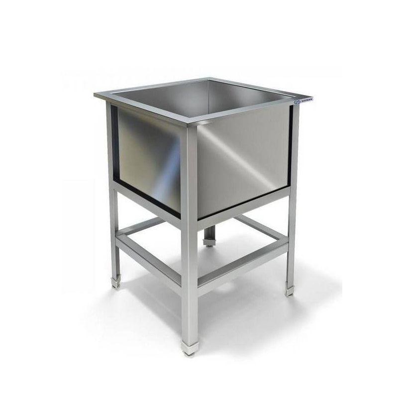 Ванна моечная 1-секционная 700х700х850мм AISI 304