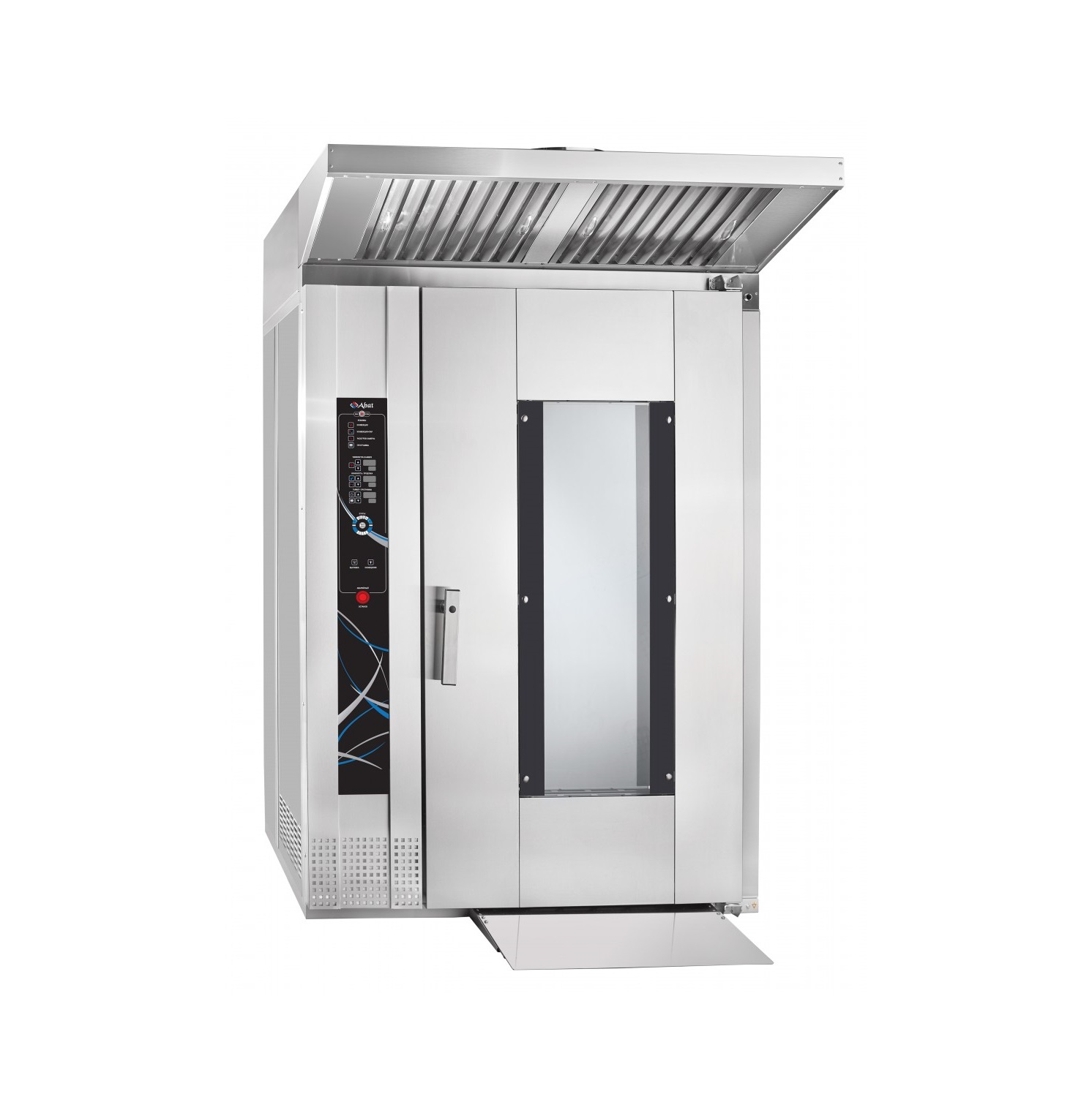 Печь ротационная РПШ-18-8-6ЛР LIGHT с тележкой-шпилькой 18ур. 600х800мм, 600х400мм