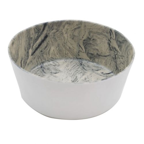 Салатник меламиновый d242мм h98 "Streamer Grey"