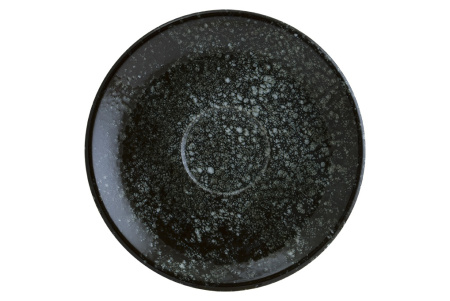 Блюдце d120мм Черный Bonna
