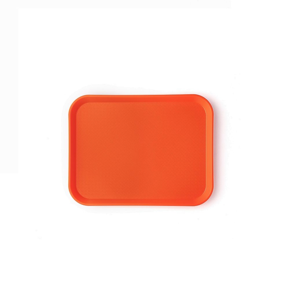 Поднос пласт. 345х265мм оранжевый