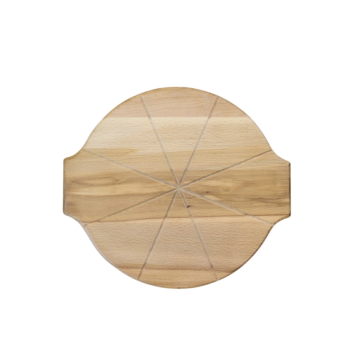 Доска разделочная для пиццы с ручками 8 сегментов d350мм