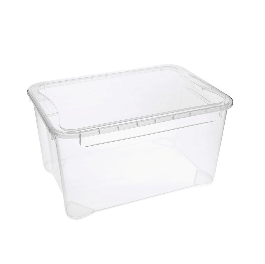 Ящик универсальный с крышкой полипропилен 555х390х290мм 49л