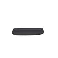 Блюдо тарелка меламиновая 240х110мм P.L. BLACK FINISH
