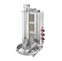 Аппарат Шаурма газовая 3 горелки с электроприводом ELETTO D06MZ