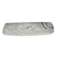 Блюдо меламиновое d240х110мм h26 "Streamer Grey"