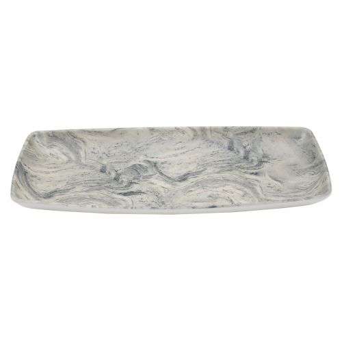 Блюдо меламиновое d331х168мм h35 "Streamer Grey"