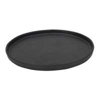 Блюдо тарелка меламиновое 210х20мм P.L. BLACK FINISH 81222114