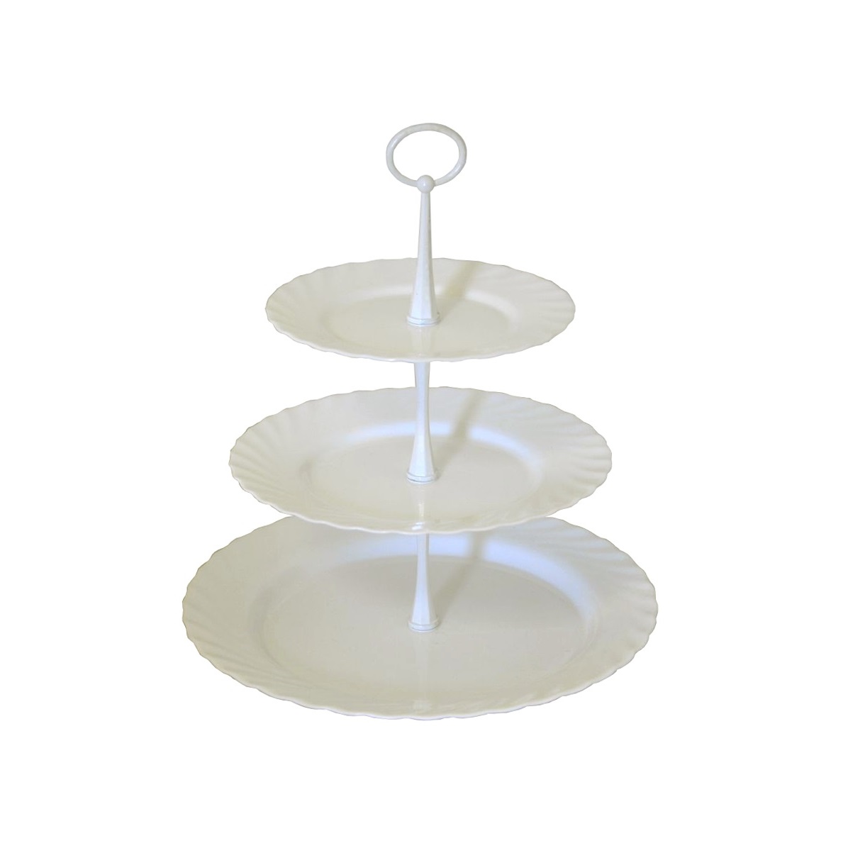 Этажерка 3-х ярусная 190/240/310мм стеклокерамика