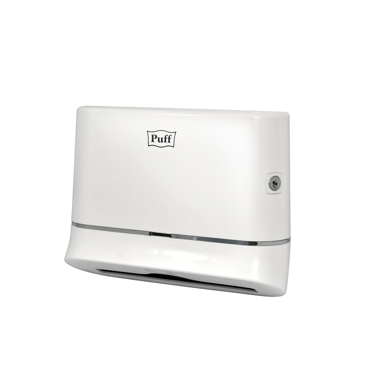 Диспенсер для бумажных полотенец Z-сложения пластиковый белый