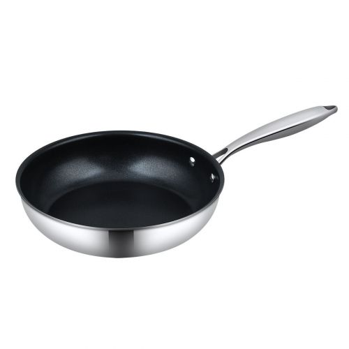 Сковорода d300мм h45мм нерж. сталь, антипригарная, индукция