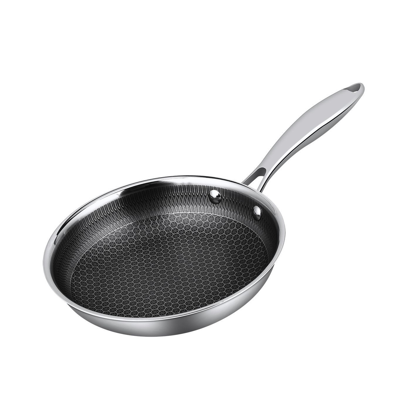 Сковорода d220мм нержавеющая сталь, индукция