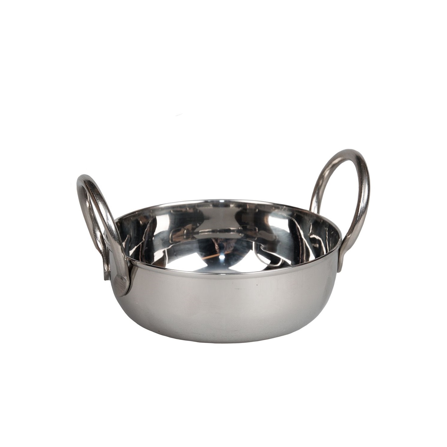 Сковорода порционная с ручками нержавеющая сталь d100мм 250мл