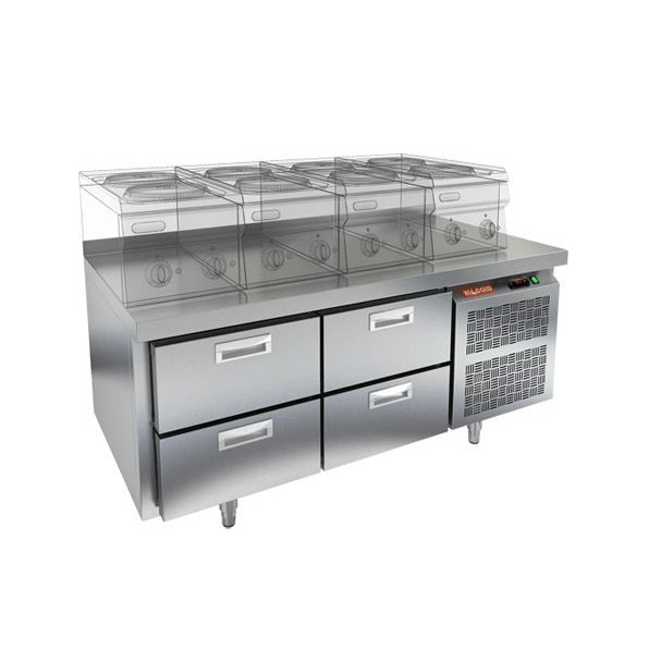 Стол холодильный GN 22/TN LT подставка под тепловое оборудование