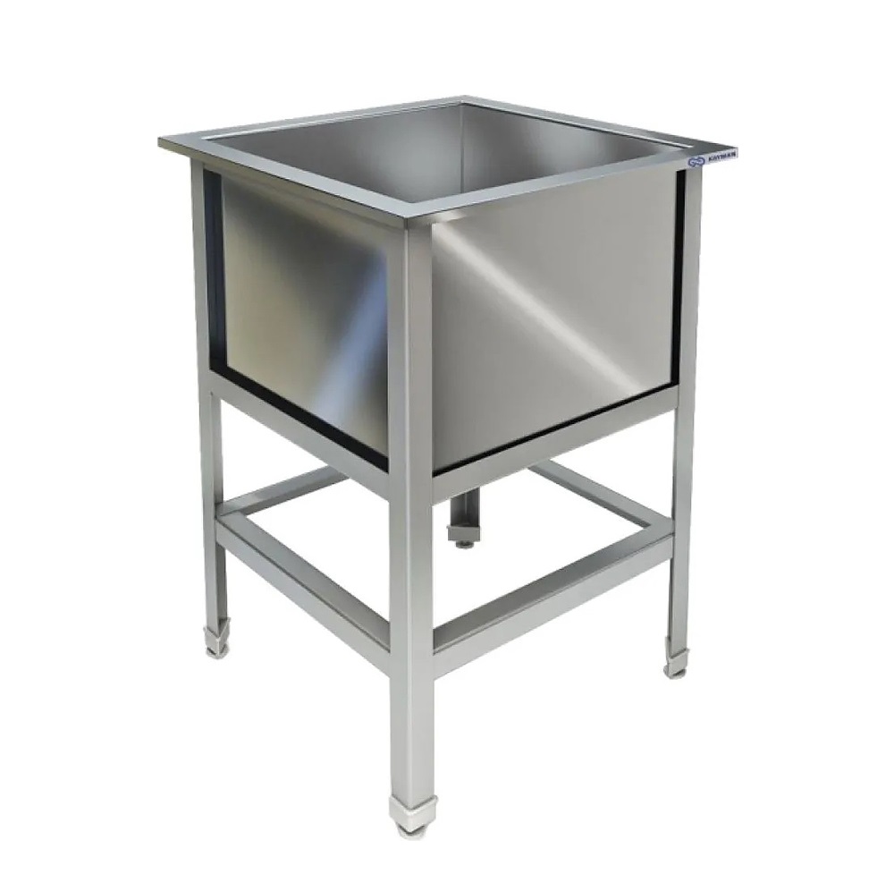 Ванна моечная 1-секционная 530х530х850мм AISI 304