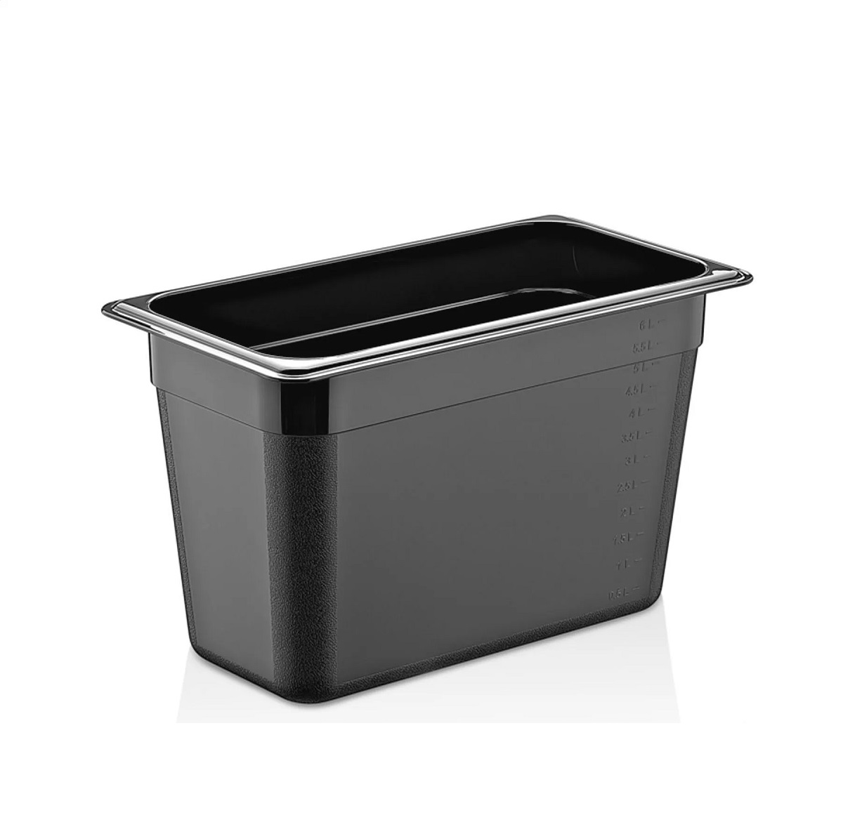 Гастроемкость 1/3 полипропилен черная 325х176мм h200мм