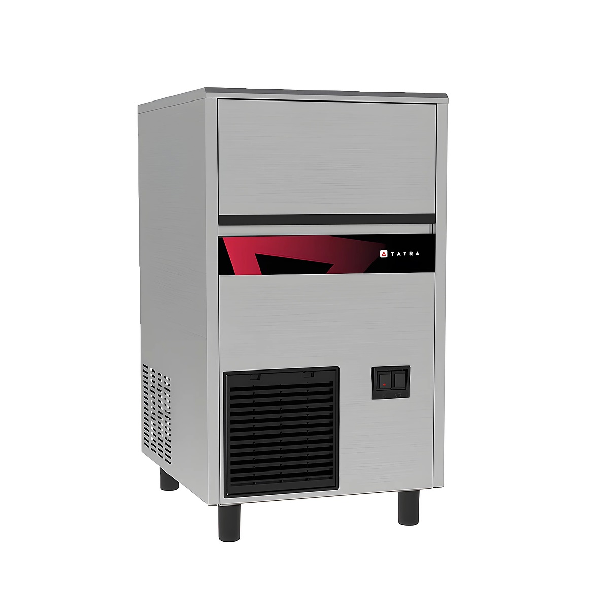 Льдогенератор TATRA TIM 5728C лед кубик гурме, подкл. к воде, 57 кг/сут, бункер 28кг