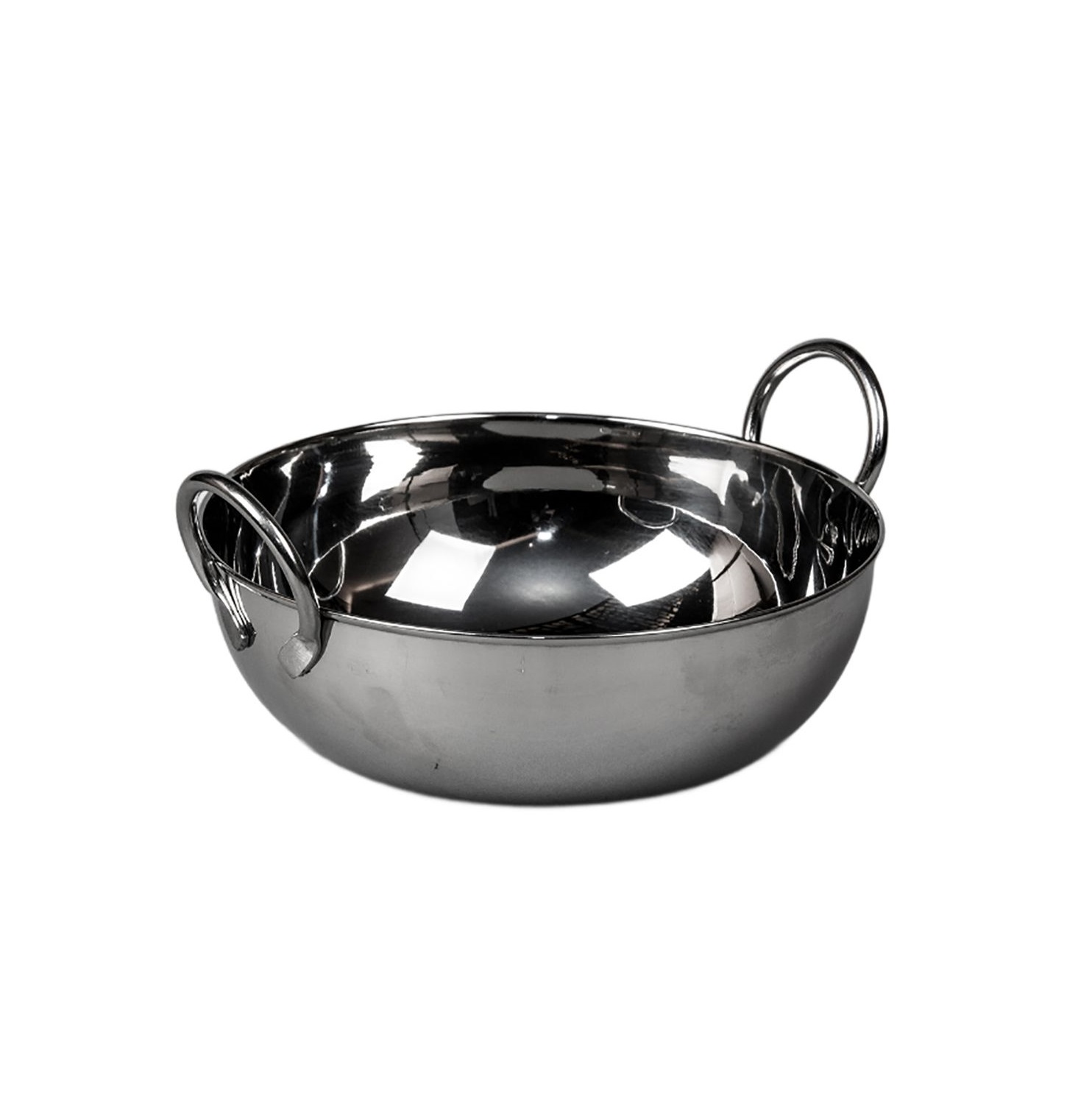 Сковорода Вок Wok порционная с 2-я ручками нерж. сталь d125мм