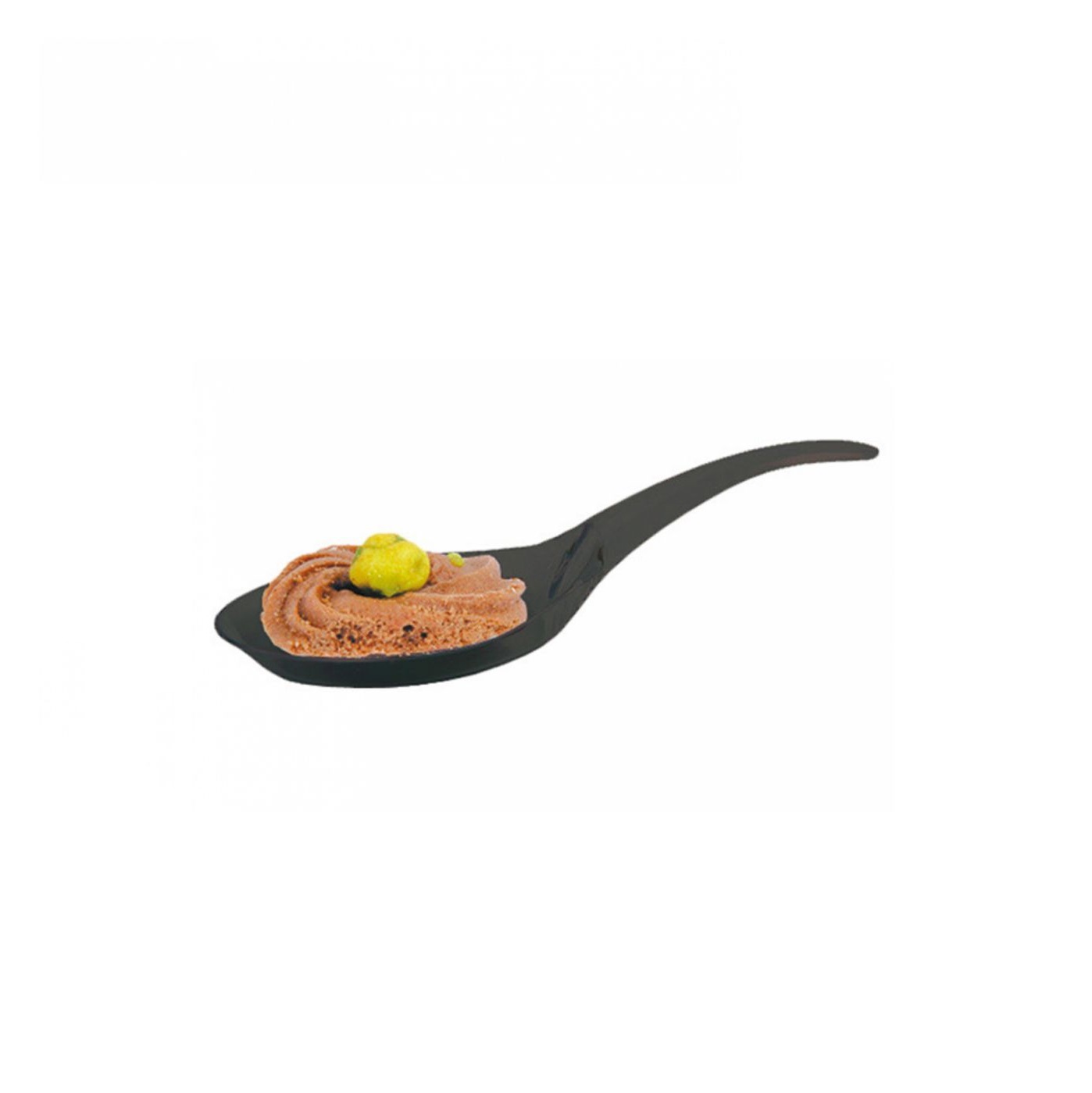 Ложка фуршетная черная 120х32мм 100 шт/уп